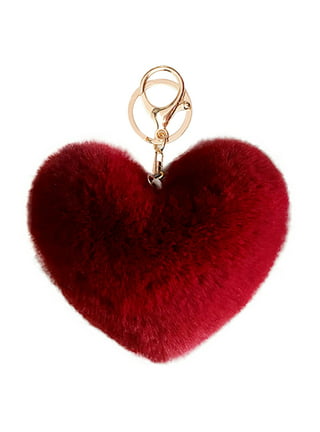  surell Genuine Fox Fur Pom Fox Keychain - Bag Purse Cute Animal  Charm - Pocketbook Accessory - Fluffy Fashion Key Chain - For Wallet Purse  Bag Keys-White : Clothing, Shoes & Jewelry