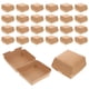 thumbnail image 4 of 30 piezas de hamburguesas de hamburguesas de alimentos grasa en grasaf kraft contenedores de comida para llevar desechables para sándwiches pasteles y bocadillos fiestas de picnics, 4 of 4