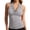A-Grey93, variant on Babaley Women's Halter Top Cowl Neck Ruched Draped Design Solid Color Sleeveless Slim Fit Casual Stylish Elegant Vest