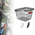 thumbnail image 2 of Bike Rear Basket Portable Lightweight Storage Cycling Rack Basket Basket, 2 of 8