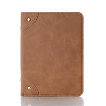 ELEHOLD Flip Leather Case for iPad 10th Gen 10.9 inch 2022 Kickstand Function Card Slots Shockproof Scratch Resistant Folio Slim Leather Case,Sallow