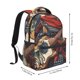 thumbnail image 2 of Disketp Samurai Frog Guitar Mochila Estampada para Hombre y Mujer – Mochila Ligera Clásica con Múltiples Bolsillos para Universidad, Trabajo y Viajes-One Size, 2 of 5
