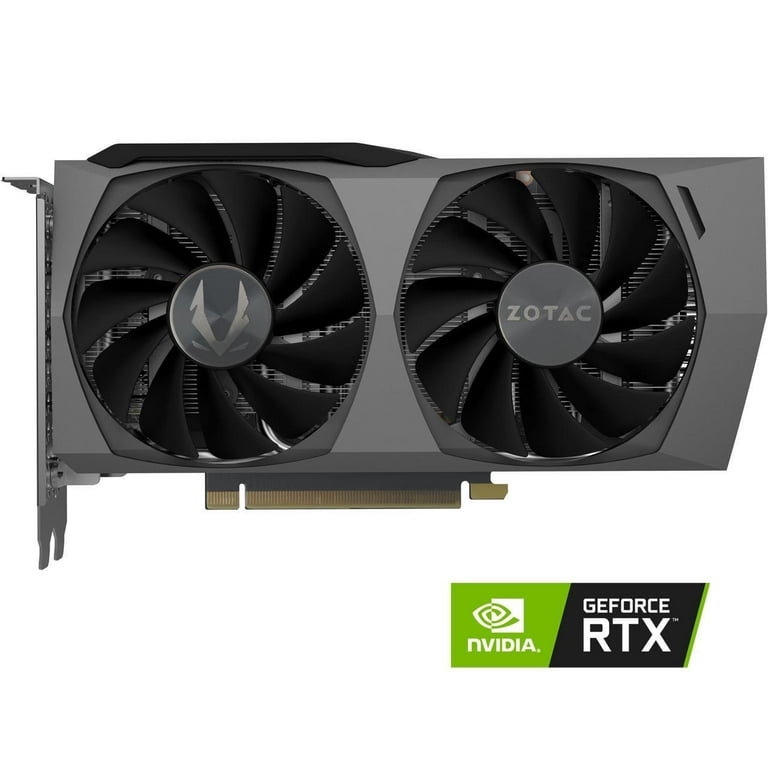 ZOTAC GAMING GeForce RTX 3060 Ti Twin Edge OC LHR 8GB GDDR6 256-bit 14 Gbps  PCIE 4.0 Gaming Graphics Card, IceStorm 2.0 Advanced Cooling, Active Fan 