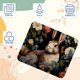 thumbnail image 3 of Alfombrilla de ratón con diseño de flores de conejo, antideslizante, para escritorio de oficina, papel secante de tela Jiaji, para portátil, impermeable, para oficina y hogar., 3 of 7