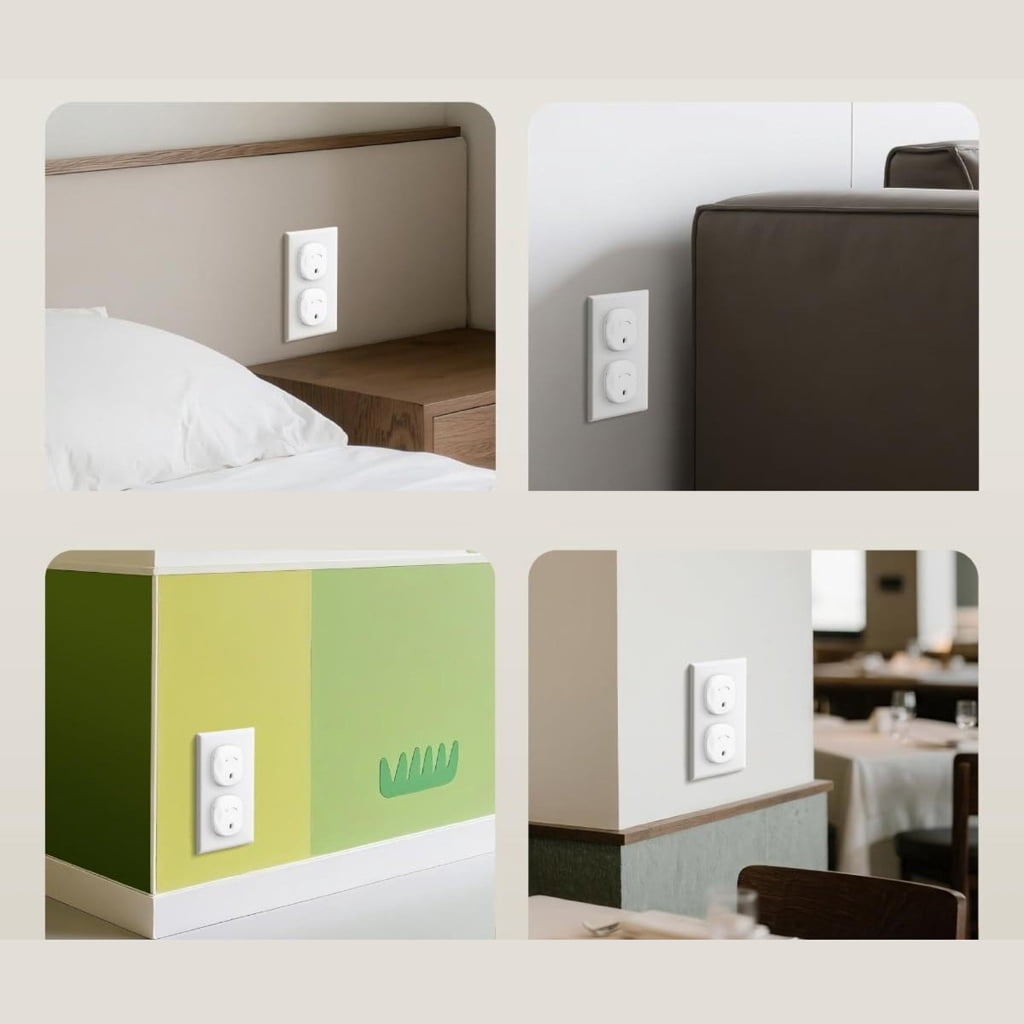 Outlet Protectors Easyly Install Nontoxic Plastic Materials for Toddler Safety