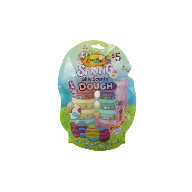 Crayola Silly Scents Dough 12pk 1oz Tubs Assorted Colors - Walmart.com