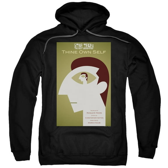 Star Trek Tng Season 7 Episode 16 Adult Pullover Hoodie Sweatshirt Black