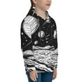 thumbnail image 3 of Haiem Cosmic Landscape Celestial Art Pattern Boys Hoodie, Youth Pullover Hooded Sweatshirt, Kangaroo Pocket Hoodie for Kids Girls -X-Large, 3 of 6
