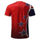 thumbnail image 3 of Playeras Deportivas De Verano Para Hombre, Moda Informal, Cuello Redondo, Impresión Digital 3D, Día De La Independencia, Camiseta De Manga Corta, 3 of 5