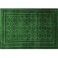 thumbnail image 1 of Ahgly Company Indoor Rectangle Southwestern Emerald Green Country Area Rugs, 4' x 6', 1 of 4