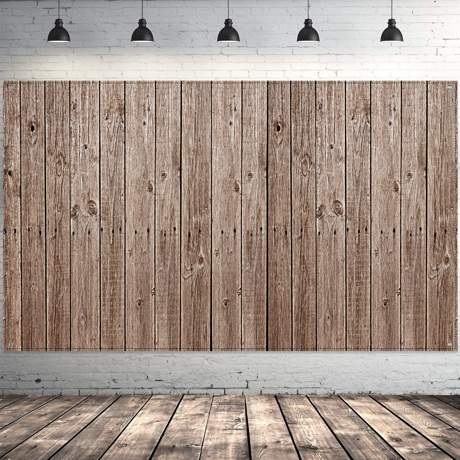 Details about   Christmas Barn Wood Backdrop Party Decor 3 Pieces 