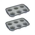 thumbnail image 1 of Molde para Hornear de Silicona para Bricolaje, Molde para Hornear, Molde para Pasteles Antiadherente, Molde para Hornear Duradero, Fácil de Desmoldar, Limpiar 2 Piezas, 1 of 5