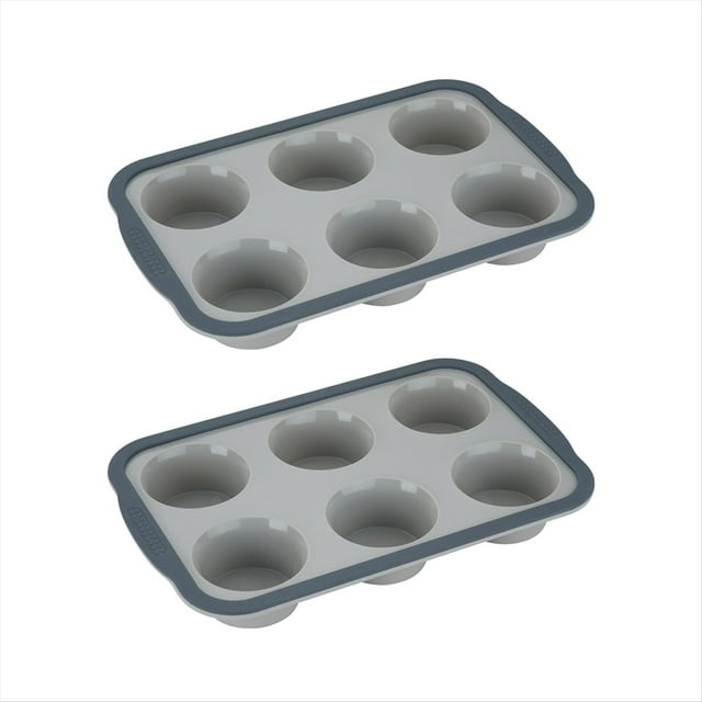 Molde para Hornear de Silicona para Bricolaje, Molde para Hornear, Molde para Pasteles Antiadherente, Molde para Hornear Duradero, Fácil de Desmoldar, Limpiar 2 Piezas