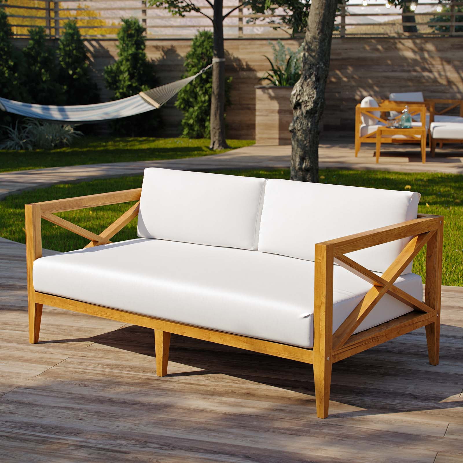 Teak Outdoor Furniture Sofa