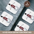 thumbnail image 6 of 3dRose, Snowman Cartoon Illustration, set of 4 Coasters - Soft, 6 of 7