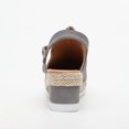 thumbnail image 4 of Sandalias de mujer, zapatos planos de fondo grueso de paja con correa de hebilla de cuña Vintage, zapatos femeninos Wmkox8yii sa1401, 4 of 7