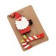 thumbnail image 1 of Injueey 1 Juego de pinzas para el pelo de pato de Navidad, calcetines de lentejuelas, muñeco de nieve, bayas rojas, horquillas para el pelo, diademas Kits de decoración para fiestas Papá Noel/Palo Injueey HA070566-02, 1 of 6