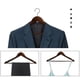 thumbnail image 4 of 10pcs Solid Wood Hangers with Grooves Vintage Hangers for Shirt Bra Coat, 4 of 5