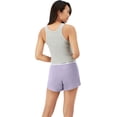 thumbnail image 4 of Hanes Women's Originals Comfywear Rib Crop Tank and Sleep Shorts, 2-Piece Set, 4 of 4