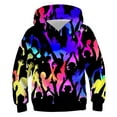 thumbnail image 1 of RXIRUCGD Chemise pour Enfants à Manches Longues T-shirt Imprimé Col Rond Cool Garçon Sweat à Capuche (Multicolore, Taille : 4 Ans), 1 of 3