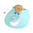 thumbnail image 2 of Sombrero con ventilador de enfriamiento Sombrero para el sol Ventilador incorporado Tres configuraciones Recargable Protección solar león azul, 2 of 9