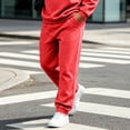 thumbnail image 4 of Lounge Trousers for Men Jogger Style Sweatpants Elastic Waist and Ankles Functional Side Pockets Solid Color Soft Stretch Friendly Material For Relaxed Daily Dressing, 4 of 5