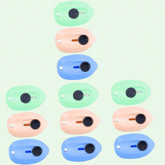 36 Pcs Round Magnets in 5 Colors, Strong Magnetic Material for Refrigerators, Whiteboards, and Magnetic Boards