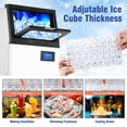 thumbnail image 7 of YUSAZENS 70lbs/24h Commercial Ice Maker Machine, Freestanding/Under Counter Stainless Steel Built-In Ice Makers with 22Lbs Ice Storage Capacity for Restaurant/Bar/Cafe/Shop/Home/Office, 7 of 7