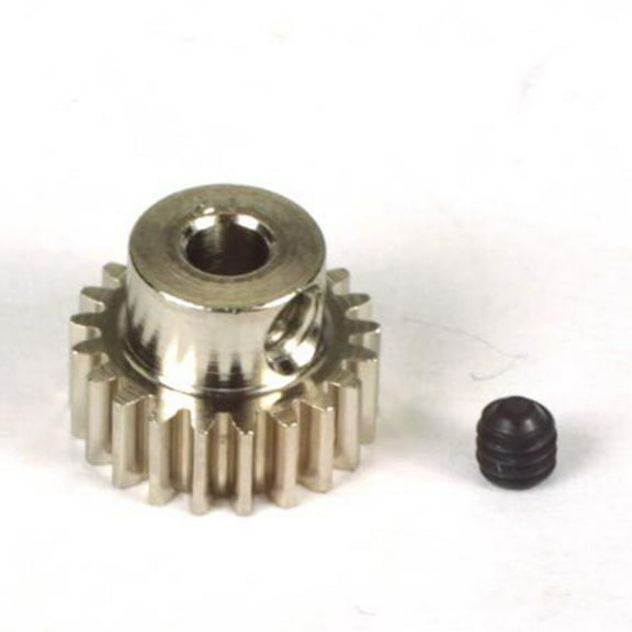 Robinson Racing Products 1021 Hard Nickel Plated 48p Pinion 21 Teeth