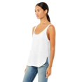 thumbnail image 2 of B8802 Bella Canvas Ladies Flowy Side Slit Tank Solid White Slub XL, 2 of 6