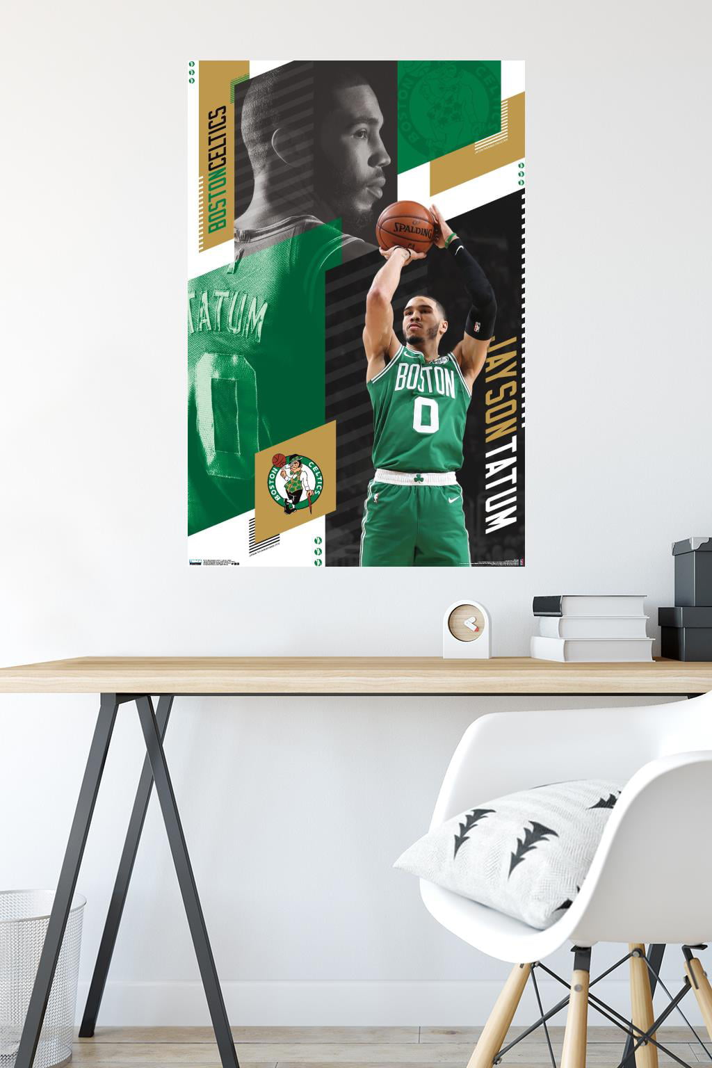 Boston Celtics: Jayson Tatum Slam Magazine Mural - Slam Removable Wall Adhesive Wall Decal XL
