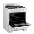 thumbnail image 2 of Unique 30' Classic Retro Marshmallow White Offgrid Range With Large Power Burner, 2 of 7