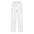 thumbnail image 3 of WILLBEST Pantalones Casuales Para Mujer, Elegantes Pantalones de Cintura Elástica Con Bolsillos Para Actividades Al Aire Libre y Deportes, Pantalones Cargo Holgados Para Un Estilo Sin Esfuerzo., 3 of 4