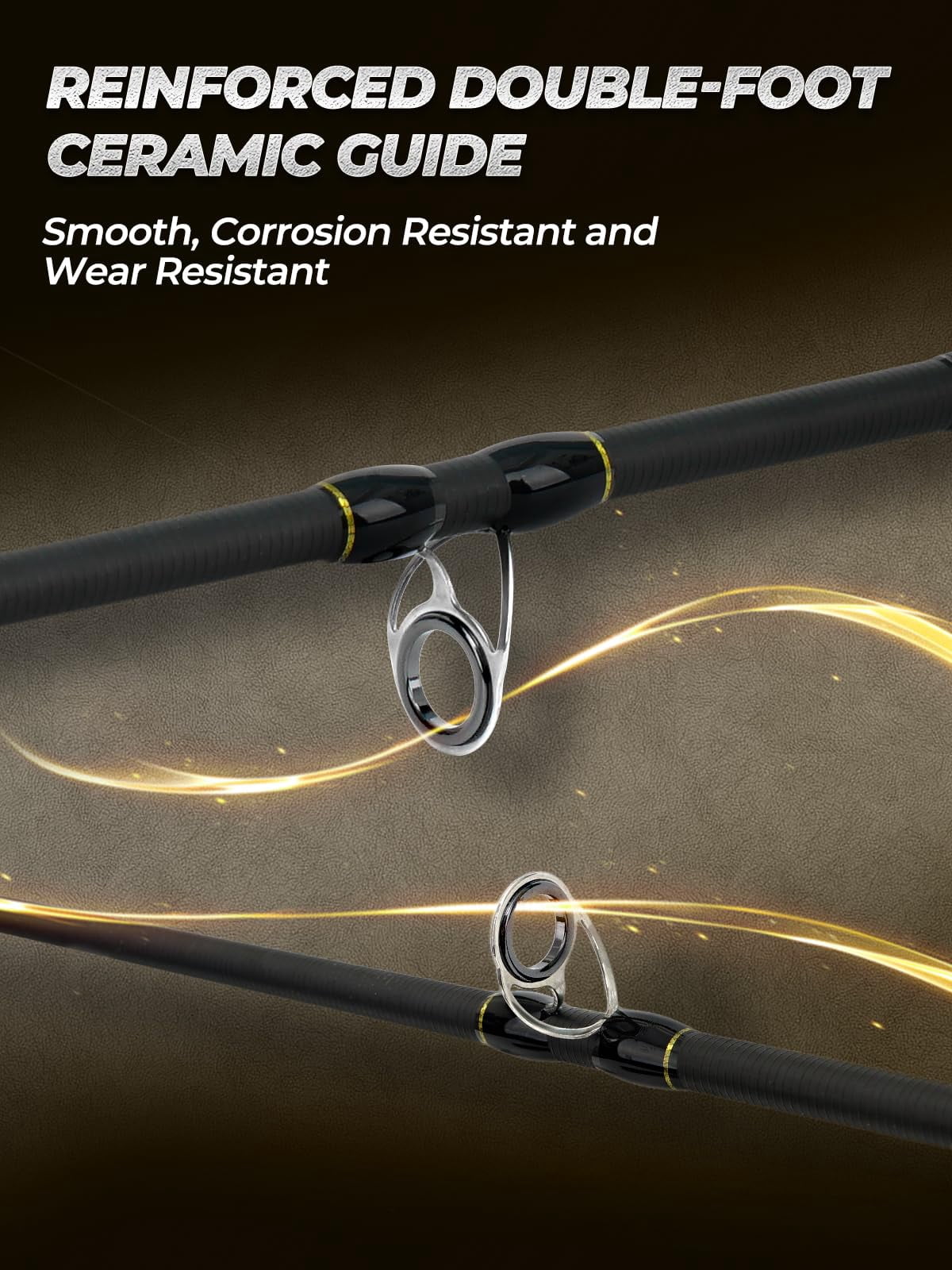 Fishing Rods  Carbon Fiber Spinning & Casting Poles Saltwater Resistant Guides 6'/7'/8'/9'/10'/12'-portable 2/3/4/-piece Telescopic Designs Cork/eva Grip For Bass Trout Inshore Surf