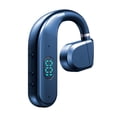 thumbnail image 4 of Auriculares de un solo oído Auriculares con gancho para la oreja Cancelación de ruido V5.3 Giratorio Tiempo de espera prolongado Gancho para la oreja azul Hugo Auriculares abiertos, 4 of 10