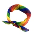 thumbnail image 4 of Pañuelo para la cabeza con diadema para disfraz, 2 unidades, diademas de arcoíris, accesorio para el orgullo gay, diademas de arcoíris, pañuelo para el cuello elaborado con cuidado, 4 of 12