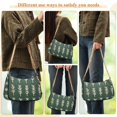 thumbnail image 4 of FORMRS Womens Shoulder Bag with Chain Strap Clutch Purse Cute Tote Handbag, Dark Green Leaves, 4 of 7