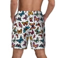 thumbnail image 4 of Uemuo Cute Butterfly Pattern Mens Swim Trunks Quick Dry Board Shorts with Mesh Lining, Stretch Beach Shorts Quick Dry No-Chafing Board Shorts-Large, 4 of 9