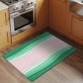 thumbnail image 3 of 2x3 Washable Area Rugs,Abstract Green Beige Ocean Wave Non-Slip Soft Rug Indoor Carpet,Floor Rugs for Living Room Bedroom, 3 of 9