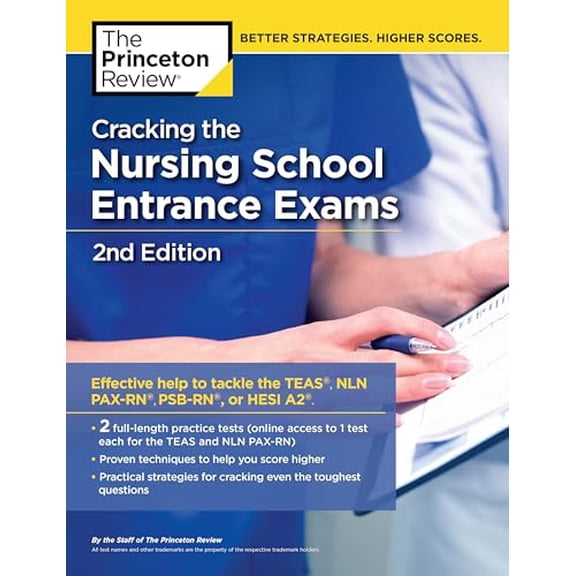 Pre-Owned Graduate School Test Preparation Cracking the Nursing School Entrance Exams, 2nd Edition: Practice Tests + Content Review (Teas, Nln Pax-Rn, Psb-Rn, Hesi, (Paperback)