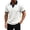 White, variant on OIOLOYJM Men's Casual Short Sleeve Cable Knit Texture Polo Shirts Cotton Stretch V Neck Johnny Collared Tee Summer Vacation Travel Beach Lounge Golf Shirts Beige 2XL