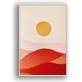 thumbnail image 3 of IDEA4WALL Framed Canvas Prints Wall Art Sun on Abstract Red Mountains Valley for Living Room, Bedroom, Office Ready to Hang - 24x36 inches, 3 of 4