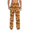 thumbnail image 2 of Halloween Pumpkins Men's Pajama Pants with Pocket Lounge Pants Pajama Sleep Pant Pj Comfortable, 2 of 7