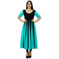 thumbnail image 1 of Bimba Robe Classique Chic Designer Longue en Georgette Kurta à Fleurs Zigzag Tenue de Soirée Kurti, 1 of 8