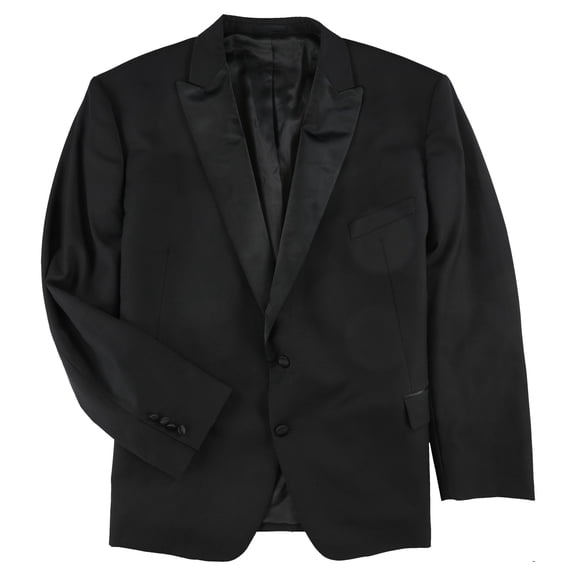Lauren Ralph Lauren Mens Classic fit Tuxedo Jacket Blazer 56 R Black Stretch