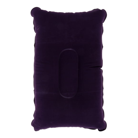 unbranded Pillow Inflatable Para Viaje Y Uso Diario Con Tela Gruesa Aterciopelada En Azul