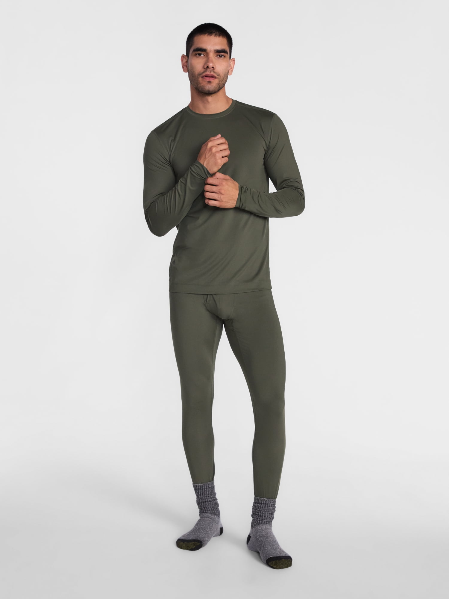 Ozark Trail Mens Lightweight Thermal Underwear Bottom, Sizes S-3XL