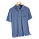 thumbnail image 1 of Playera Elvqul Hombre Polo Azul Celeste Casual Manga Corta de Color Sólido con Solapa, 1 of 8