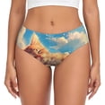 thumbnail image 1 of Balery Cloud Sleeping Cat Ropa Interior de Algodón para Mujer con Dibujo – Braguitas Cómodas y Elásticas, Estilo Clásico-Large, 1 of 6