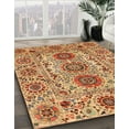 thumbnail image 3 of Ahgly Company Machine Washable Indoor Rectangle Abstract Orange Area Rugs, 2' x 4', 3 of 7